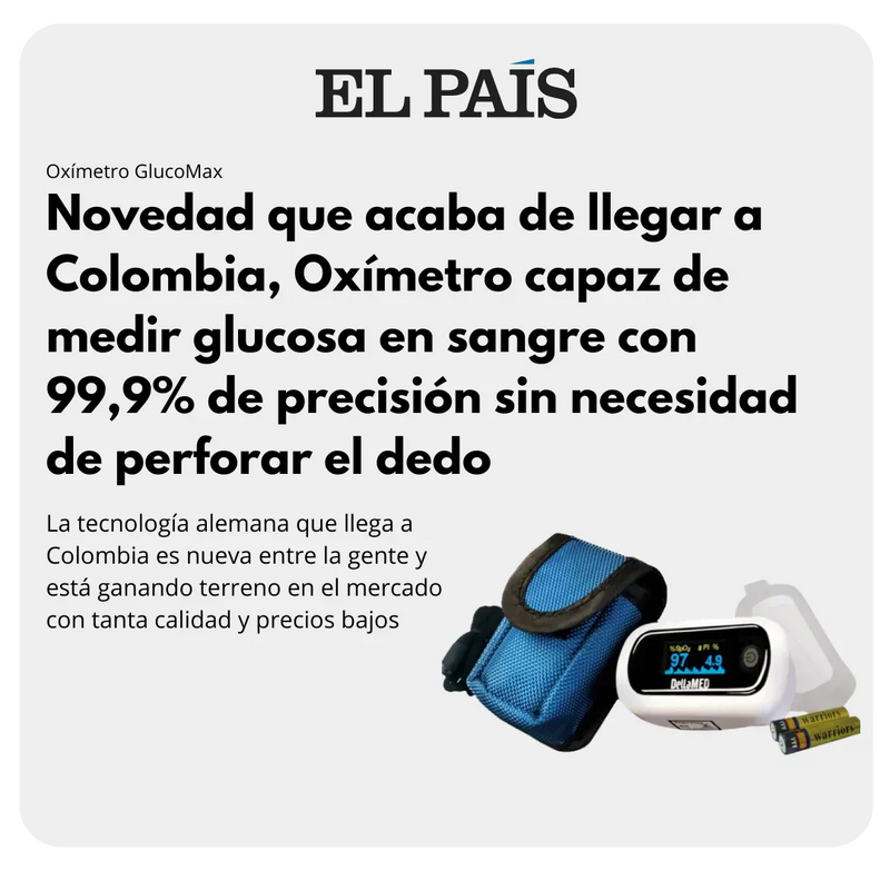 Medidor Láser No Invasivo GlucoMax + Regalos Exclusivos [PRECISIÓN DEL 99,9%]